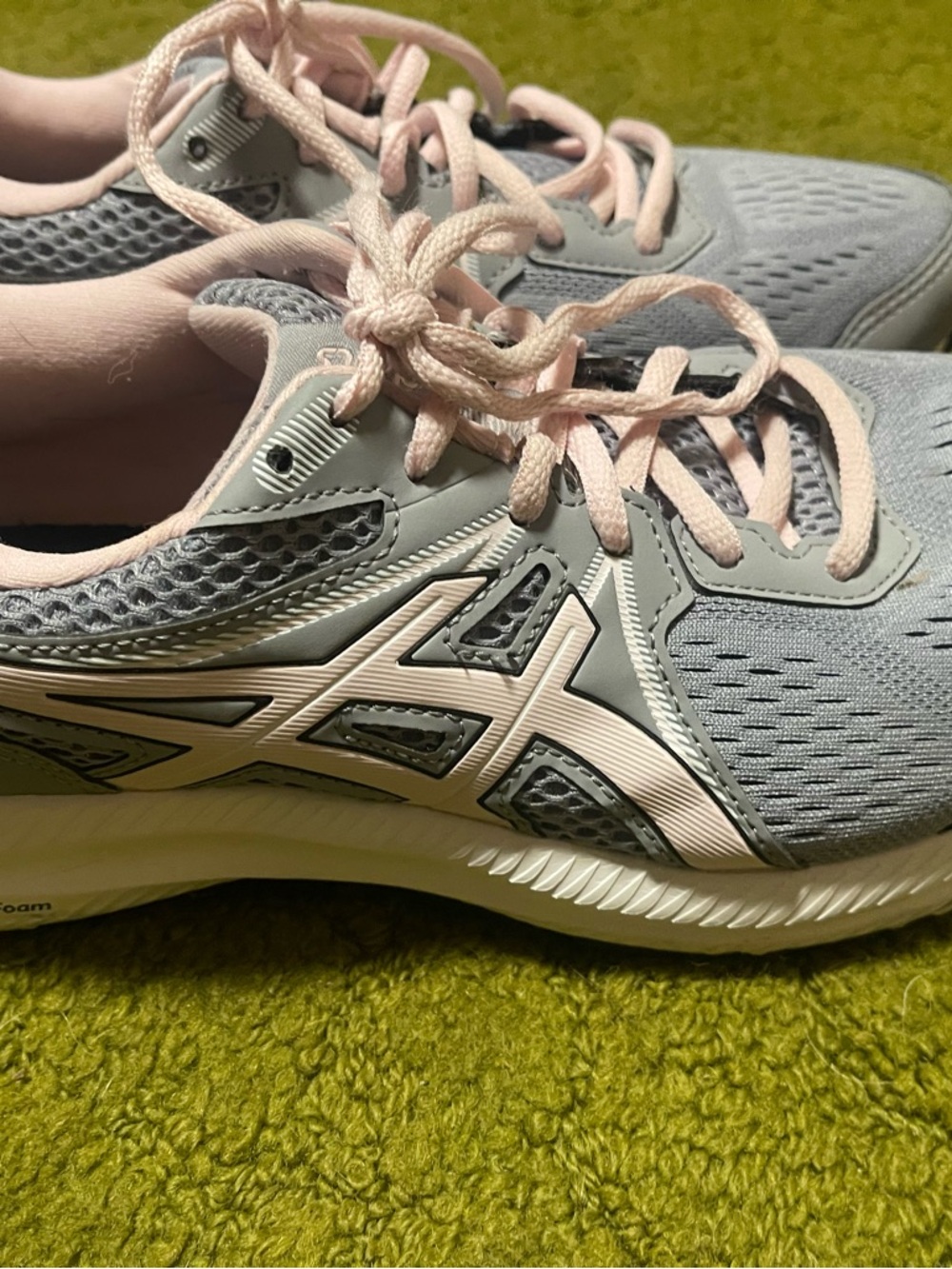 Asics Gel-Contend 7 Shoes Womens 8.5 Grey Running Shoes Sneakers 1012A910